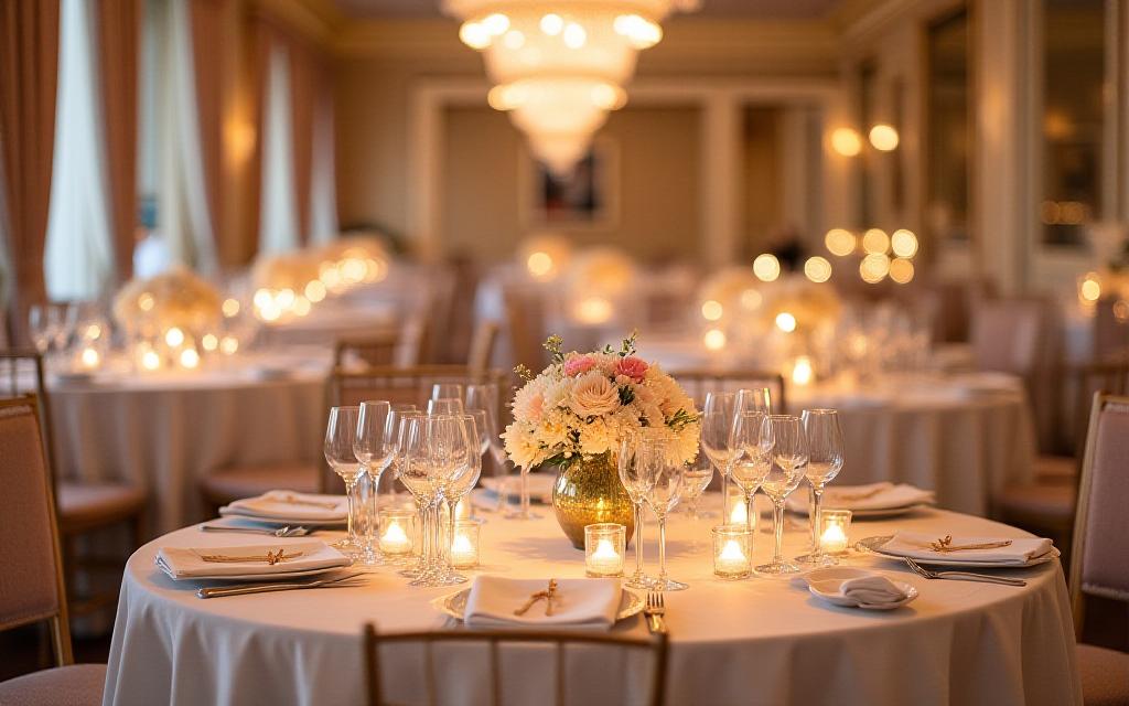 Réception de mariage élégante