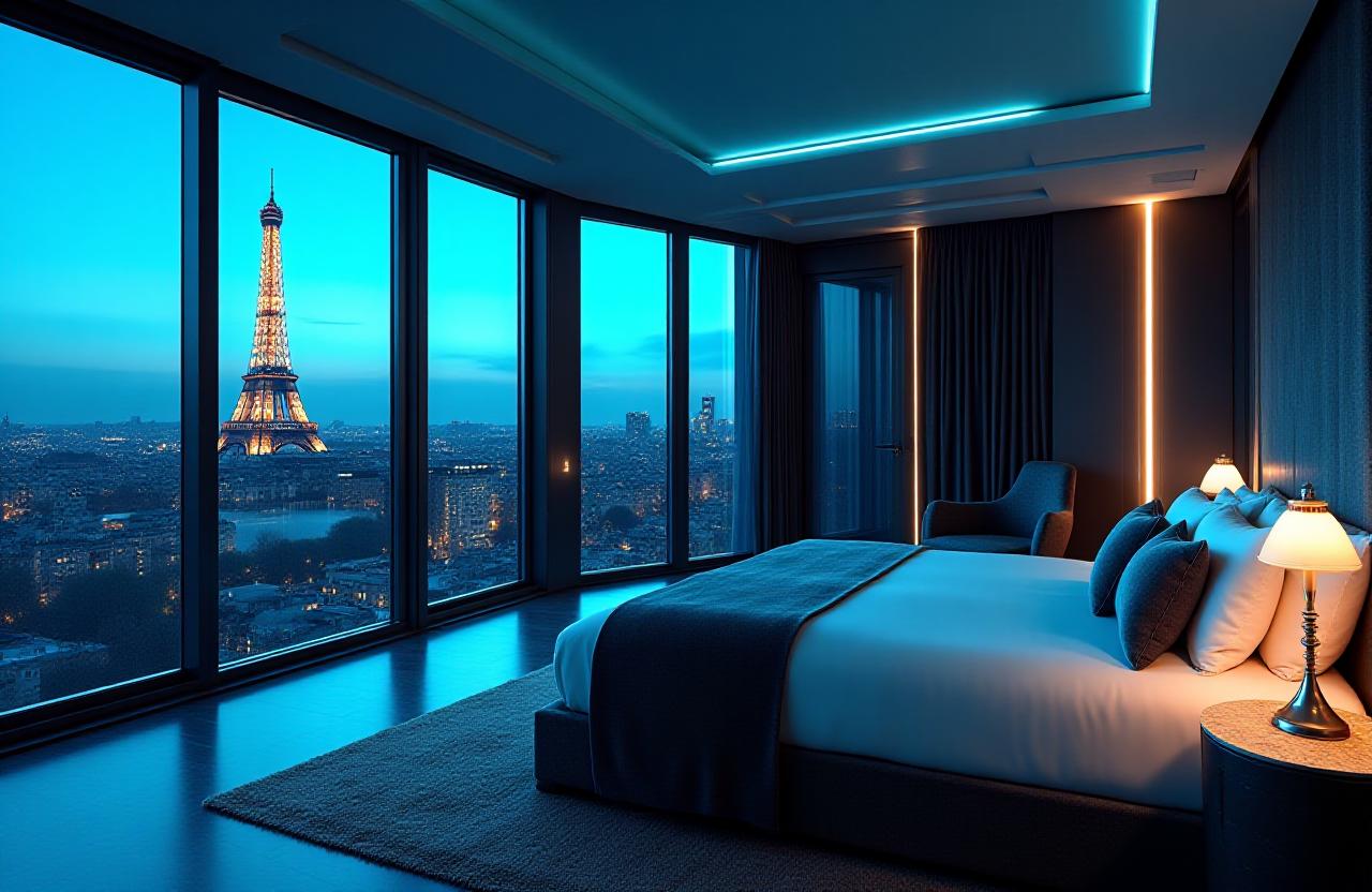 Suite de luxe Axiom Hotel avec vue sur Paris